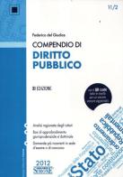 Compendio di diritto pubblico di Federico Del Giudice edito da Edizioni Giuridiche Simone