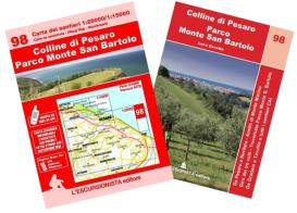 Colline di Pesaro, Parco Monte San Bartolo. Con carta escursionistica 1:25000 di Luca Zavatta edito da L'Escursionista