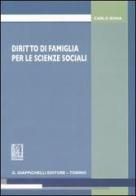 Diritto di famiglia per le scienze sociali di Carlo Bona edito da Giappichelli