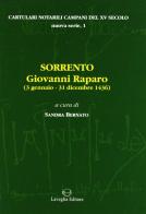 Sorrento: Giovanni Raparo (3 gennaio-31 dicembre 1436) edito da Lavegliacarlone