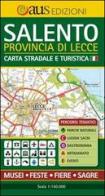 Salento carta stradale e turistica. Provincia di Lecce carta stradale e turistica. Ediz. multilingue di Adele Urso edito da AUS Edizioni