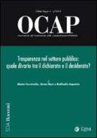 OCAP. Osservatorio sul cambiamento delle amministrazioni pubbliche (2012) vol.1 edito da EGEA