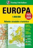 Europa. Atlante stradale e turistico 1:800.000. 2025-2026 edito da Touring