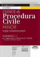 Codice di procedura civile minor. Leggi complementari. Con espansione online edito da Edizioni Giuridiche Simone