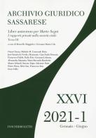 Archivio giuridico sassarese (2021) vol.1.3 edito da Inschibboleth