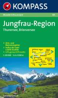 Carta escursionistica n. 84. Svizzera, Alpi occidentali. Jungfrau, Region, Thuner See, Brienzer See 1:50.000. Adatto a GPS. Digital map. DVD-ROM edito da Kompass