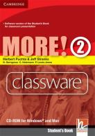 More! Level 2 Classware CD-ROM di Herbert Puchta, Jeff Stranks, Günter Gerngross edito da Cambridge
