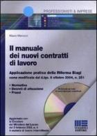 Il manuale dei nuovi contratti di lavoro di Mauro Marrucci edito da Maggioli Editore