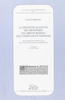 Diligentia quam suis del depositario di Lauretta Maganzani edito da LED Edizioni Universitarie