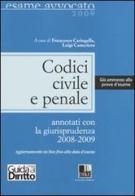 Codice civile e penale annotati con la giurisprudenza 2008-2009 edito da Il Sole 24 Ore