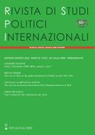 Rivista di studi politici internazionali (2023) vol.1 edito da Studium
