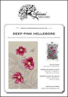 Deep pink hellebore. Cross stitch blackwork design. Ediz. italiana, inglese e francese di Valentina Sardu edito da Marcovalerio