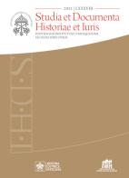 Studia et documenta historiae et iuris (2022) vol.88 edito da Lateran University Press