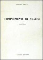 Complementi di analisi di Donato Greco edito da Liguori