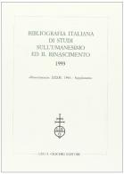 Bibliografia italiana di studi sull'umanesimo ed il Rinascimento (1993) edito da Olschki