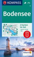 Carta escursionistica n. 11. Bodensee 1:35.000 (set di 2 carte). Con App edito da Kompass