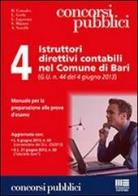 4 istruttori direttivi contabili nel comune di Bari edito da Maggioli Editore