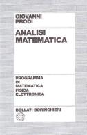 Analisi matematica di Giovanni Prodi edito da Bollati Boringhieri