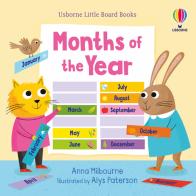 Little board books months of the year di Anna Milbourne edito da Usborne