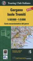 Gargano. Isole Tremiti 1:50.000-1:5000. Carta escursionistica del parco. Con Libro: Guida del parco edito da Touring