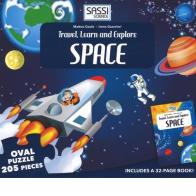 Space. Travel, learn and explore. Libro puzzle. Ediz. illustrata di Matteo Gaule, Irene Guerrieri edito da Sassi