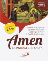 Amen. La parola che salva. Dicembre 2017 (2017) edito da San Paolo Edizioni