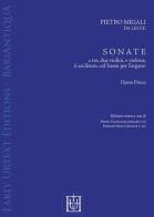 Pietro Migali, sonate a 3 op. I di Diego Cantalupi edito da Youcanprint