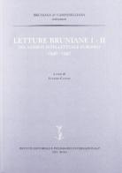 Letture bruniane I-II del lessico intellettuale europeo 1996-1997 edito da Ist. Editoriali e Poligrafici