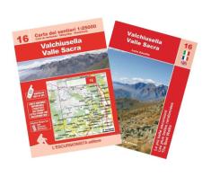 Valchiusella, Valle Sacra. Carta dei sentieri 1:25.000. Con guida Le più belle escursioni. Ediz. multilingue di Luca Zavatta edito da L'Escursionista
