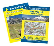 Alta via della Valle d'Aosta. Nuova ediz. Con carta 1:25.000 vol.2 di Luca Zavatta edito da L'Escursionista