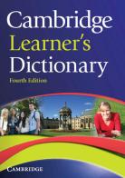 Cambridge learner's dictionary. Livello: A1-B2. Con CD-ROM edito da Cambridge