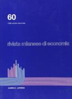 Rivista milanese di economia vol.60 edito da Laterza
