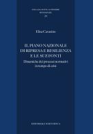 Il Piano Nazionale di Ripresa e Resilienza e le sue fonti. Dinamiche dei processi normativi in tempo di crisi di Elisa Cavasino edito da Editoriale Scientifica