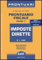 Prontuario fiscale vol.1 di Saverio Capolupo, Nicolò Pollari edito da Buffetti