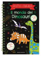 Il mondo dei dinosauri. Gratta e colora. Ediz. illustrata edito da Emme Edizioni