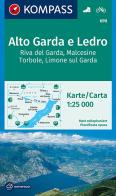 Carta escursionistica n. 690 - Alto Garda e Ledro, Riva del Garda, Malcesine, Torbole, Limone sul Garda 1:25.000 edito da Kompass