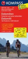 Carta cicloturistica n. 3413. Val Pusteria, Dolomiti di Sesto 1:70.000 edito da Kompass