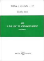 Job in the light of northwest semitic vol.1 di Walter Michel edito da Pontificio Istituto Biblico