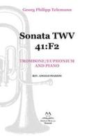Sonata TWV 41:F2. Trombone/Euphonium and piano. Spartito di Georg Philipp Telemann edito da Edizioni Momenti-Ribera