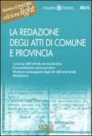 La redazione degli atti di comune e provincia edito da Edizioni Giuridiche Simone