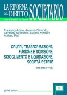 Gruppi, trasformazione, fusione e scissione, scioglimento e liquidazione, società estere (artt. 2484-2510 C. c.) edito da Giuffrè