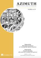Azimuth. Philosophical coordinates in modern and contemporary age (2022). Ediz. bilingue vol.20 edito da Inschibboleth
