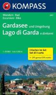 Carta escursionistica n. 697. Lago di Garda e dintorni 1:35.000. Adatto a GPS. Digital map. DVD-ROM edito da Kompass