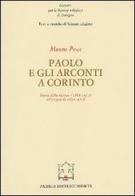 Paolo e gli Arconti a Corinto di Mauro Pesce edito da Paideia