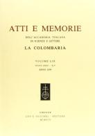 Atti e memorie edito da Olschki