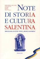 Note di storia e cultura salentina (2021-2022) vol.31-32 edito da Grifo (Cavallino)