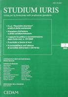 Studium iuris. Rivista per la formazione nelle professioni giuridiche (2009) vol.2 edito da CEDAM