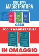 Must have magistratura: Kit 3 Manuali superiori + 2 Focus edito da Neldiritto Editore