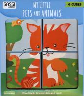 My little pets and animals. Eco-cubotti. Ediz. illustrata. Con gadget di Simon Miller edito da Sassi