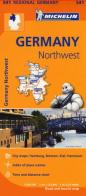 Germany Northwest 1:350.000 edito da Michelin Italiana